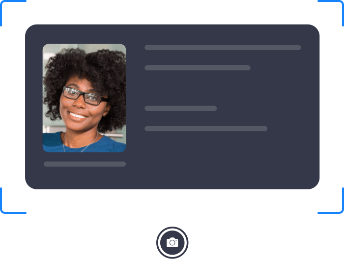 Vérification de documents | Complycube Illustration d'une carte d'identité en cours de vérification