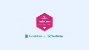 Complycube wins tech cares award by trustradius for csr