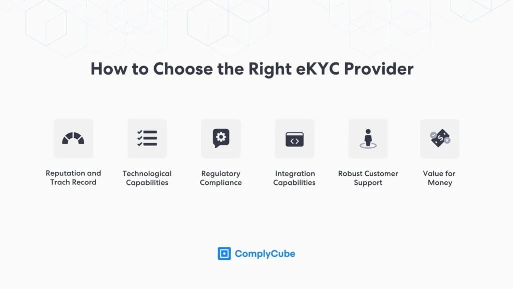 Choose the Best Ekyc Provider | Complycube How to choose the right ekyc solutionprovider | complycube