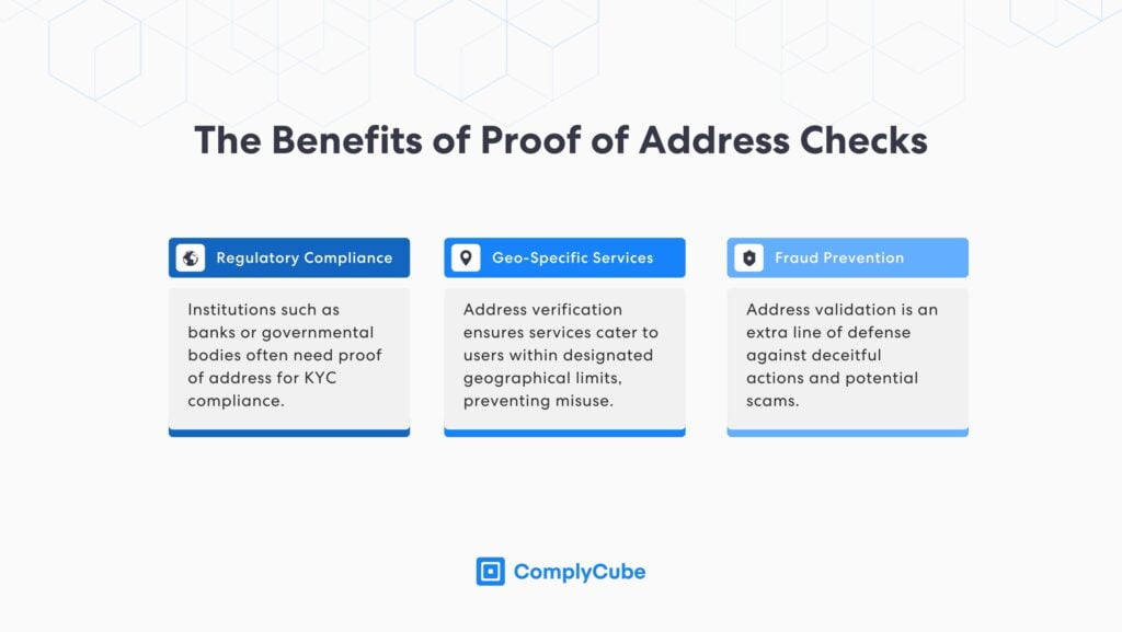 地址证明验证的好处