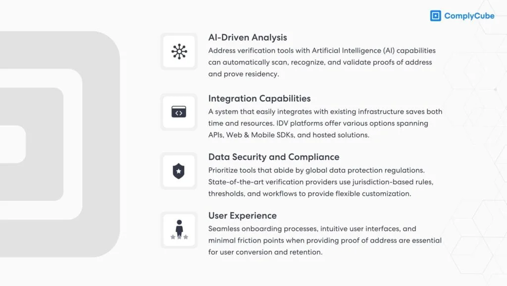 Cómo elegir el software de verificación de comprobante de dirección adecuado para la verificación de direcciones