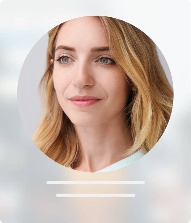 Gesichtsauthentifizierung mit Telefon zur biometrischen Registrierung und Gesichtsverifizierung.