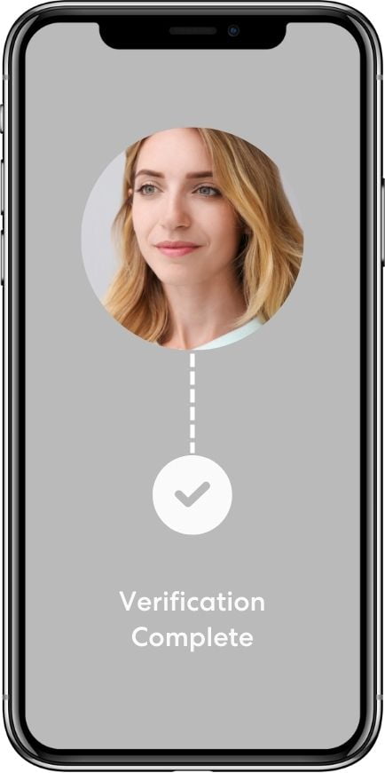 5 | Complycube Face authentication with phone for biometric enrollment and face verification