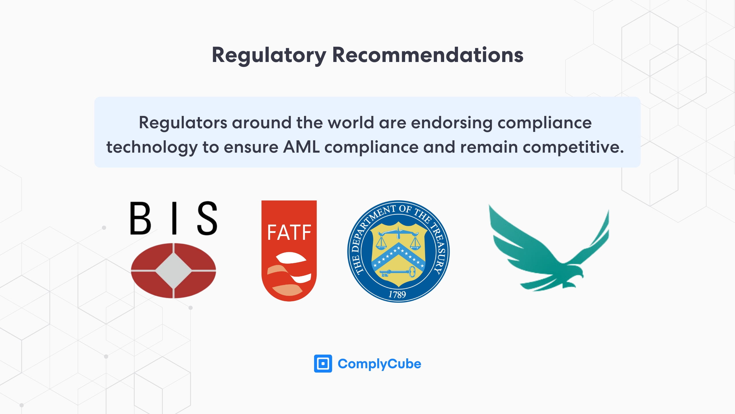 Major regulators are endorsing compliance technologies to streamline regulatory adherence and other business processes
