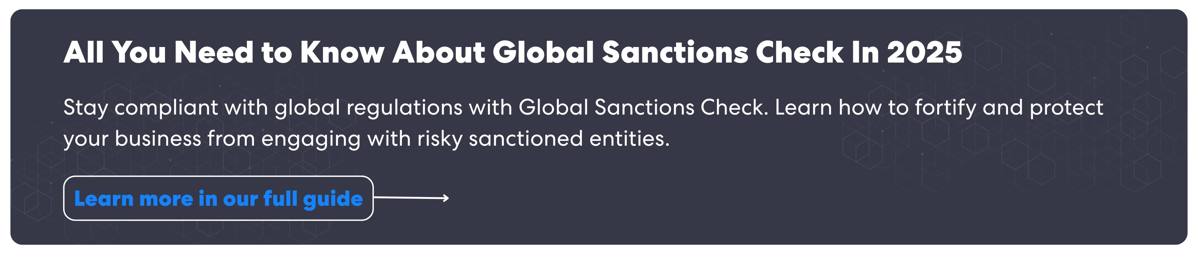 Klicken Sie hier, um mehr über den globalen Sanktionscheck 2025 zu erfahren