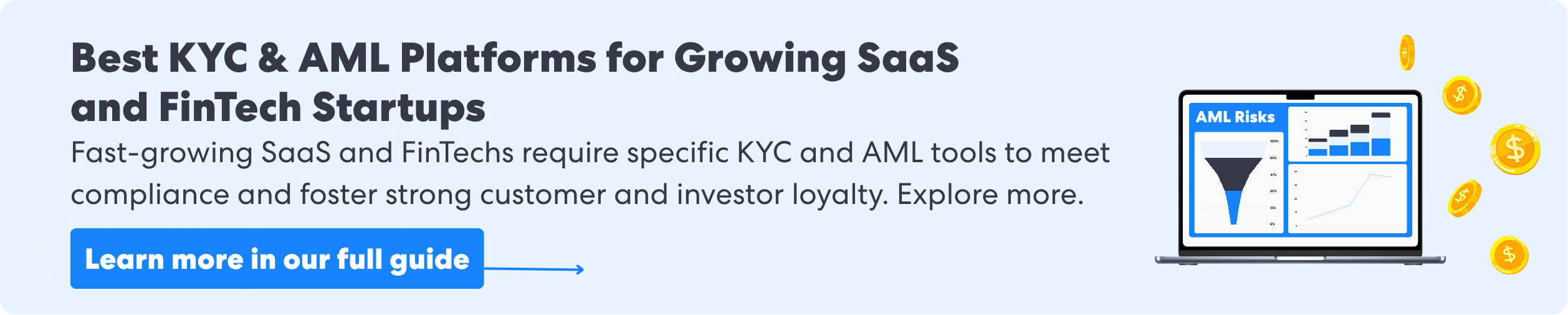 Le migliori piattaforme KYC e AML per le startup SaaS e FinTech in crescita