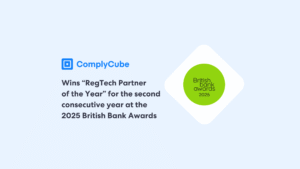 ComplyCube vince il premio RegTech Partner dell'anno ai British Bank Awards 2025
