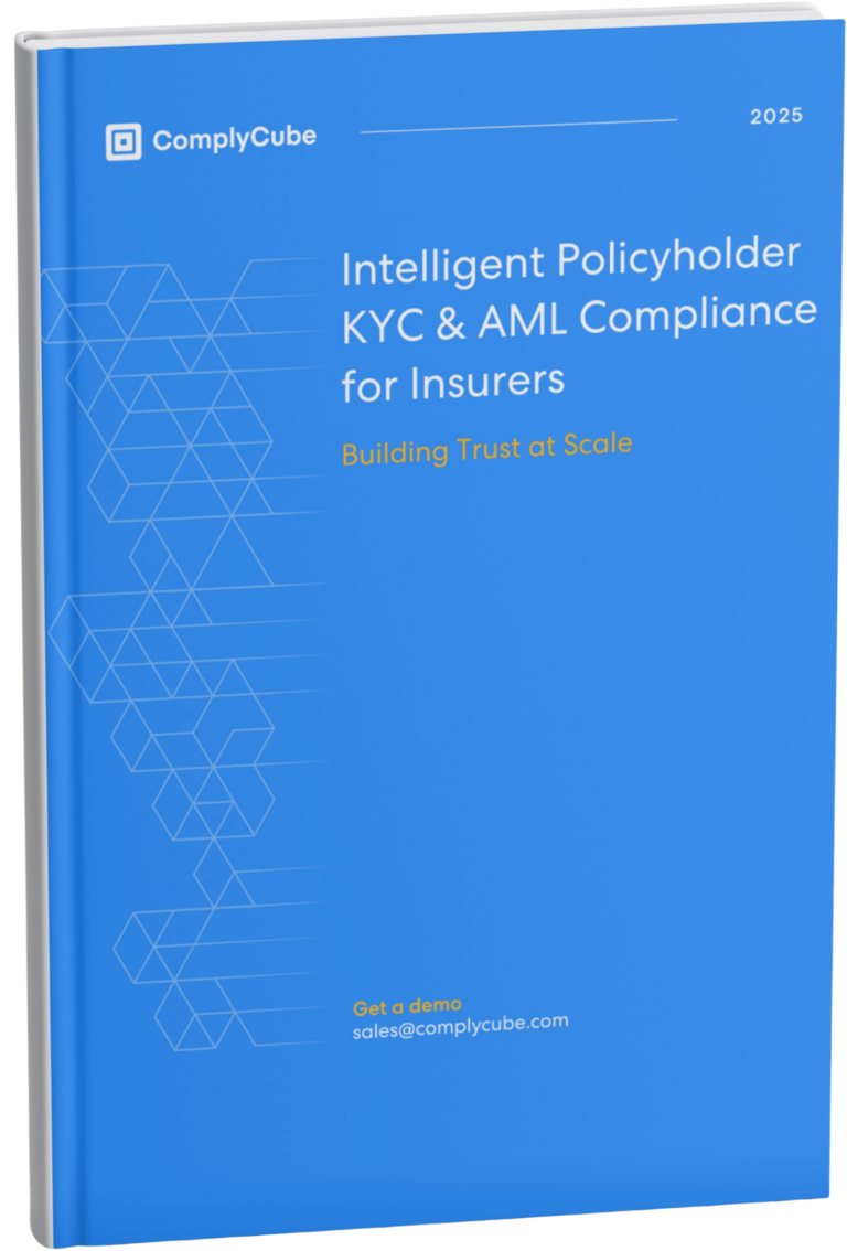 Insurance regulatory compliance aml kyc | Complycube Intelligent policyholder kyc aml compliance for insurers | complycube