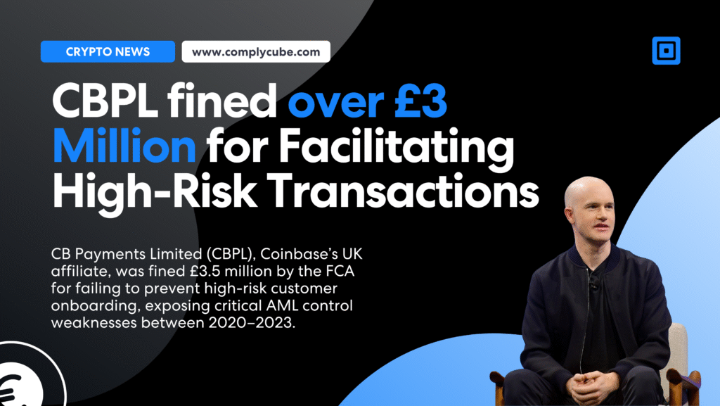 标题 4 | Complycube Cbpl 因促成高风险交易被罚款 300 多万英镑