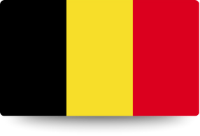 Bandera de Bélgica en el marco del programa Eid al-Adha