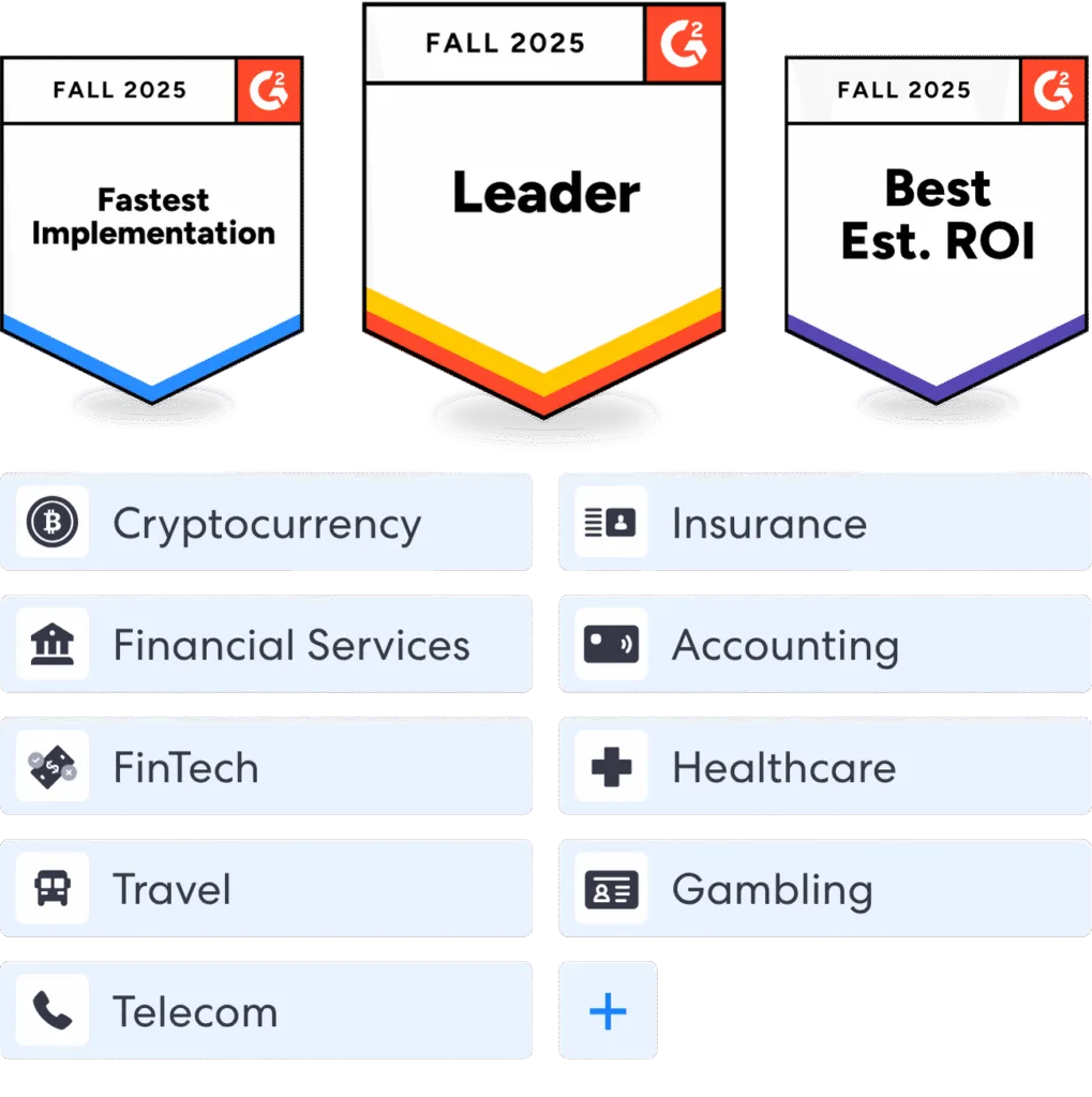 Verificación instantánea de identidad por número de teléfono | Complycube La inteligencia telefónica de Complycubes es utilizada por una amplia gama de industrias, incluidas las empresas de contabilidad y seguros fintech, que adoptan la plataforma de cumplimiento de complycube porque proporciona la implementación más rápida, amplias capacidades de integración y un alto retorno de la inversión.