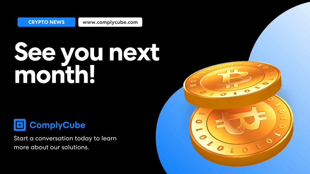 Header 11 | Complycube We hope you enjoyed our cryptocubed january 2026 newsletter bithumb fine and oecd's CARF edition. See you next month.