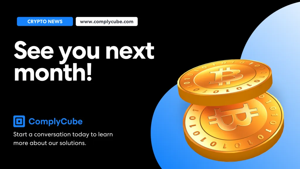 希望您喜欢我们2026年1月刊的CryptoCubed新闻简报，内容涵盖Bithumb Fine和OECD | complycube的CARF特辑。下个月再见。.