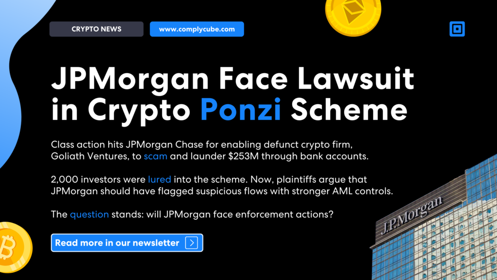 Encabezado 2 | Complycube JPMorgan enfrenta una demanda por un esquema Ponzi.