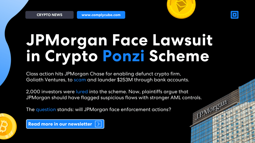 Jpmorgan Crypto Ponzi Scheme | Complycube Jpmorgan ponzi scheme raises lawsuit | complycube