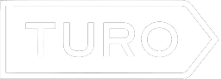 Turo logo in white