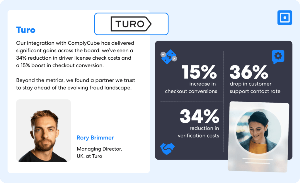 Turo strengthens car sharing compliance with automated UK driver's license verification