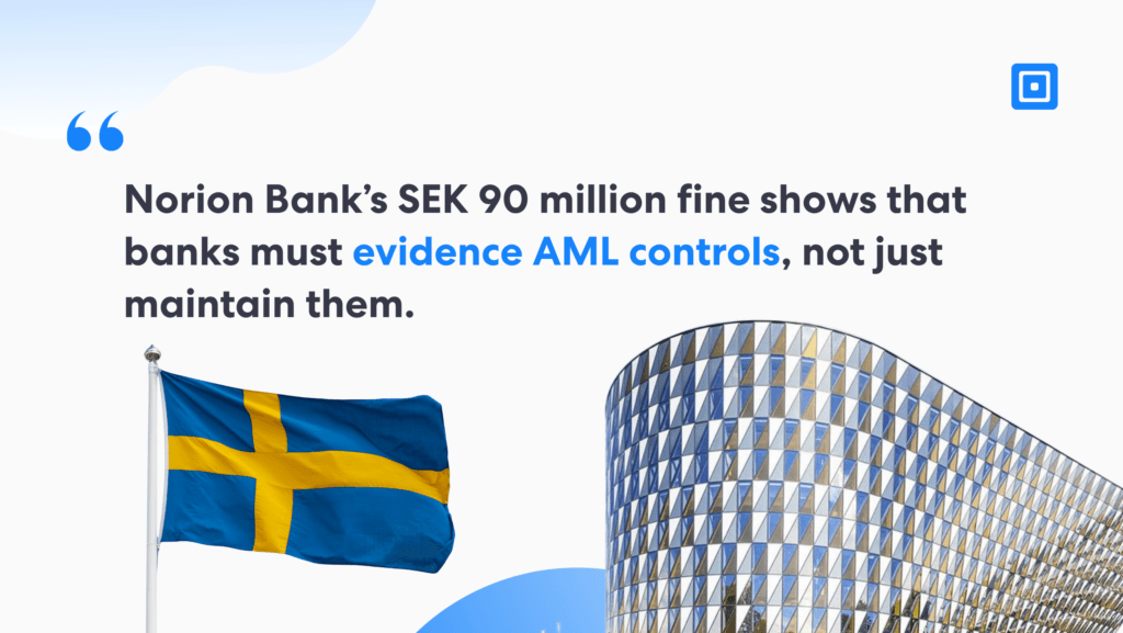 Norion bank gets fined by sfsa for sek 90 million for aml negligence | complycube