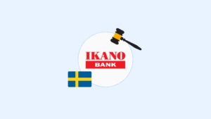 Ikano Bank Faces Million Dollar Fine in Sweden | Complycube Banner image shows ikano bank logo and sweden flag | complycube