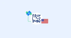 Merrill Lynch Sec Fine | Complycube | Complycube Illustration representing merrill lynchs sec fine featuring the merrill lynch bull logo a us flag money icon and compliance check symbols on a light blue background | complycube | complycube