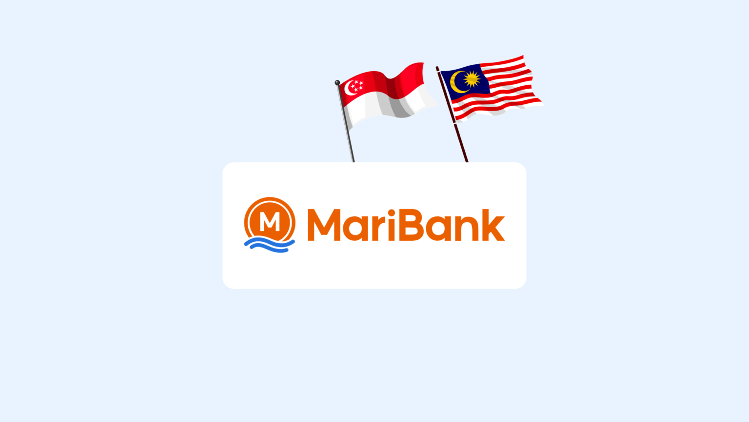 How Singapores Maribank Dismantled a Money Laundering Network | Complycube Logo of maribank in the middle together with singapore and malaysia flag at the top | complycube