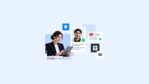 7 Digital Right to Work Mistakes Hr Teams Make | Complycube | Complycube Hr professional reviewing a verified worker profile for digital right to work compliance | complycube | complycube